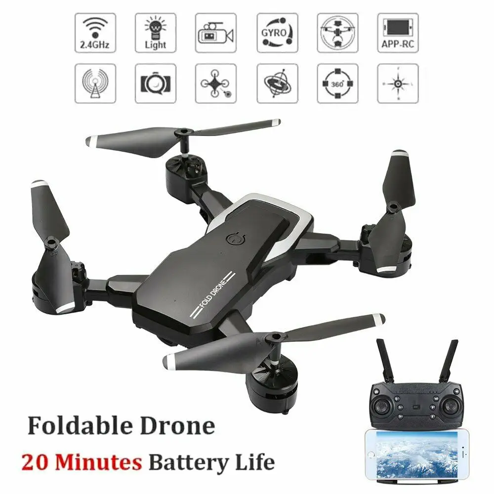 4K HD Двойная Wi-Fi камера RC складной Дрон Квадрокоптер 1080p широкоугольный селфи Дрон
4K HD Двойная Wi-Fi камера RC складной Дрон Квадрокоптер 1080p широкоугольный селфи Дрон