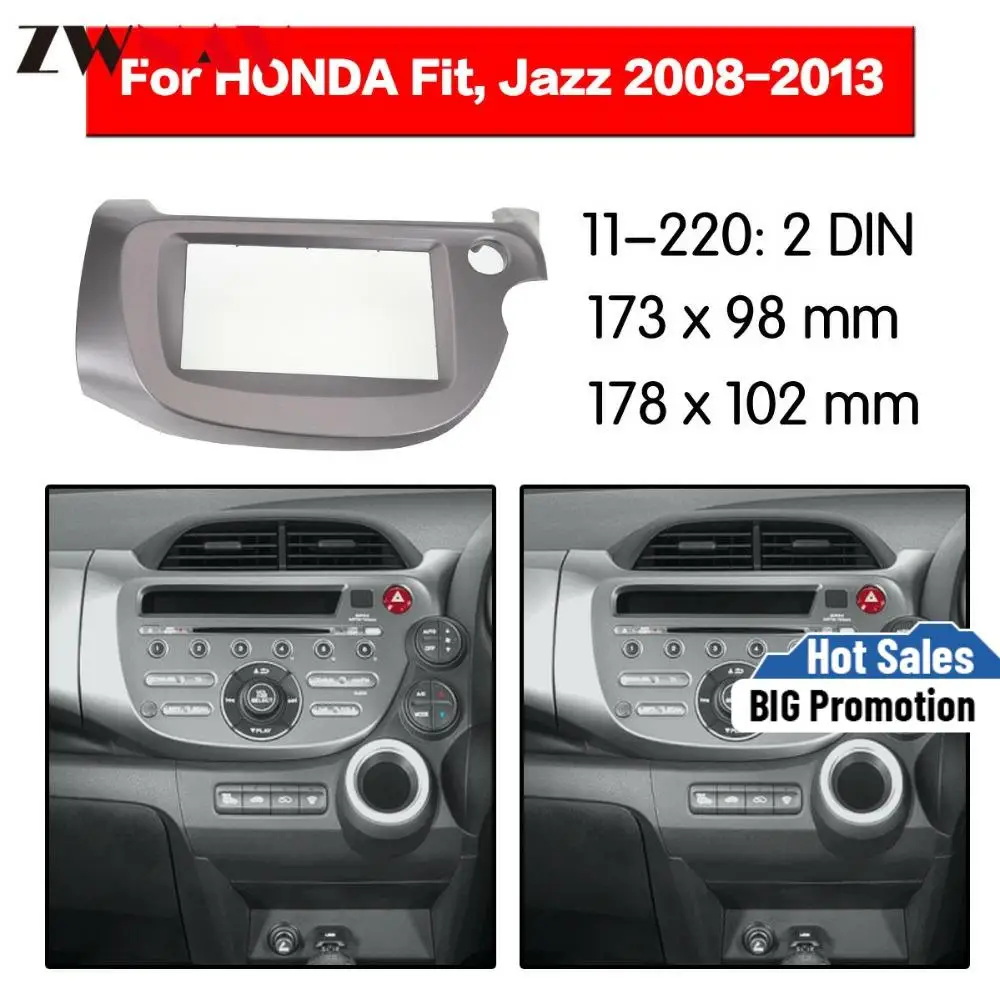 Car DVD Player frame For 2008-2013 Honda Fit 2DIN RHD Grey Auto Radio Multimedia NAVI fascia
Car DVD Player frame For 2008-2013 Honda Fit 2DIN RHD Grey Auto Radio Multimedia NAVI fascia