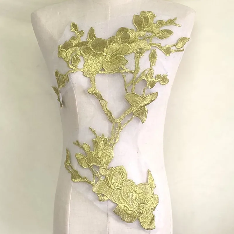 1Pcs Large Flower Embroidery Lace Applique Sewing Mesh Fabric Patch For Dress Clothes Decoration Diy Gold Grey Blue
1Pcs Large Flower Embroidery Lace Applique Sewing Mesh Fabric Patch For Dress Clothes Decoration Diy Gold Grey Blue