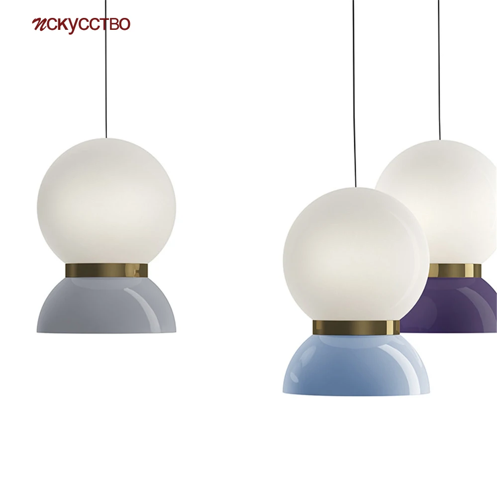 Скандинавский стеклянный шар, полукруглая подвеска, освещение для ресторана, обеденный стол, Подвесная лампа, домашний декор, современный д... 
Скандинавский стеклянный шар, полукруглая подвеска, освещение для ресторана, обеденный стол, Подвесная лампа, домашний декор, современный д...