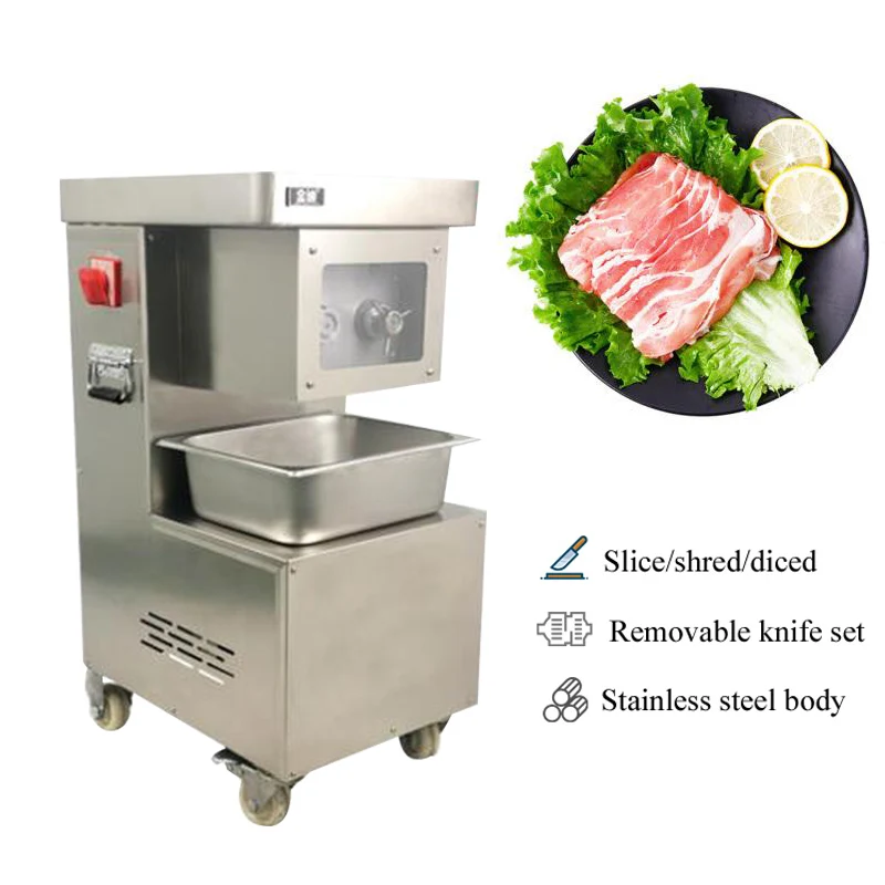 Commercial Electric Meat Slicer Cutter Stainless steel Automatic Vegetable Cutting Grinder Machine Minced Meat Mincer EU US Plug
Commercial Electric Meat Slicer Cutter Stainless steel Automatic Vegetable Cutting Grinder Machine Minced Meat Mincer EU US Plug