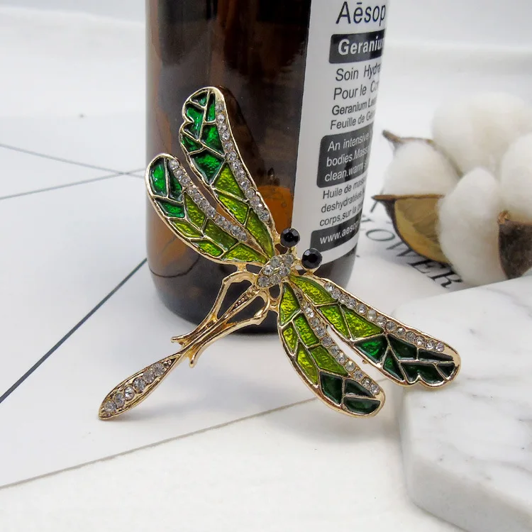 Dragonfly Badge Alloy Oil Drops Inlaid With Diamond Insects Brooch Sen Sweater Accessories Wholesale Pin
Dragonfly Badge Alloy Oil Drops Inlaid With Diamond Insects Brooch Sen Sweater Accessories Wholesale Pin