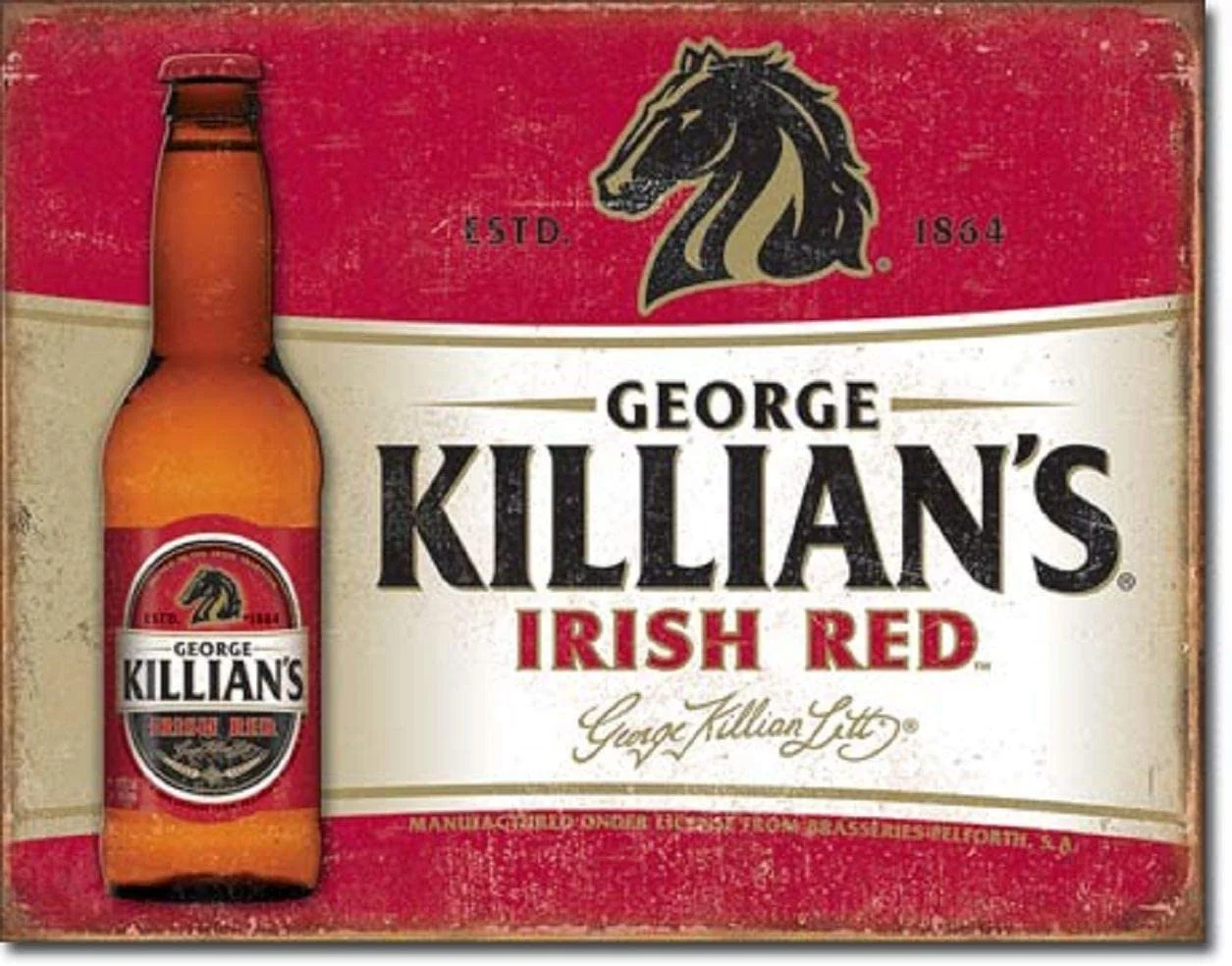 

ShopForAllYou Vintage Decor Signs Killian's Irish Red TIN Sign Metal Beer ad Label Poster Home bar Wall Decor 2072