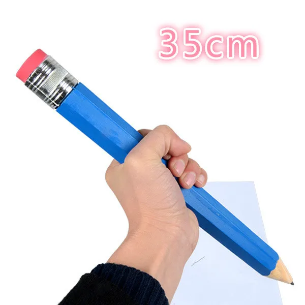 Большой цветной карандаш 35 см детский забавная игрушка смешная ручка подарок на
