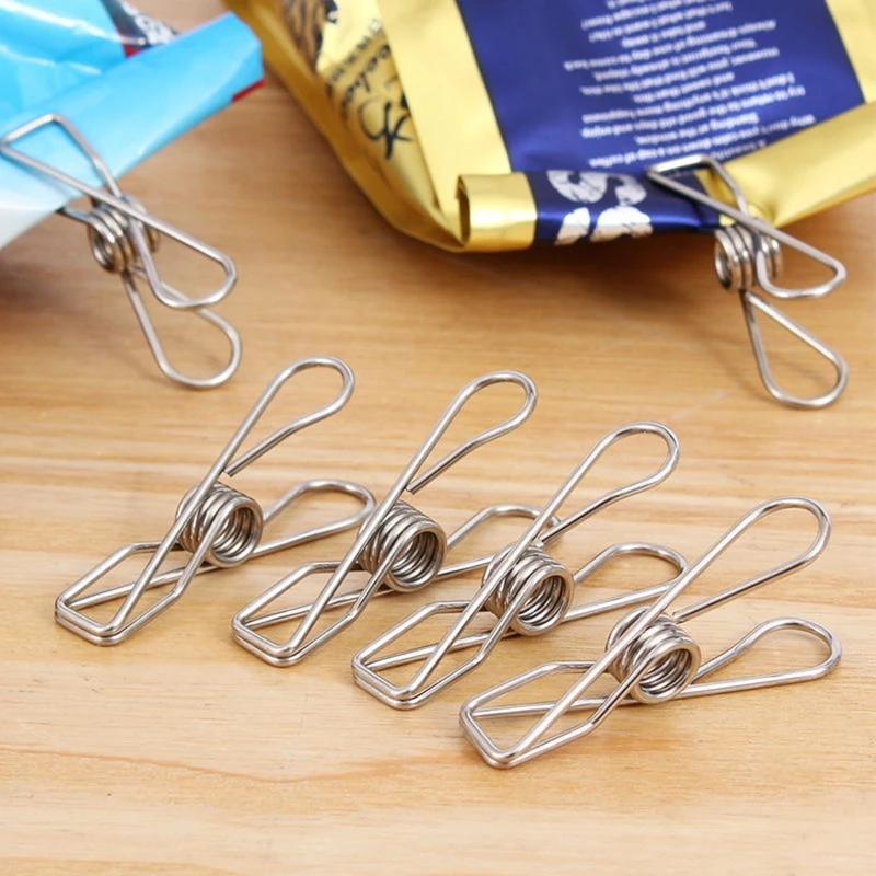20 Pcs Multipurpose Windproof Clothespin Stainless Steel Marine Grade Durable Pegs Metal Hanging Clips for Clothes Towel
20 Pcs Multipurpose Windproof Clothespin Stainless Steel Marine Grade Durable Pegs Metal Hanging Clips for Clothes Towel