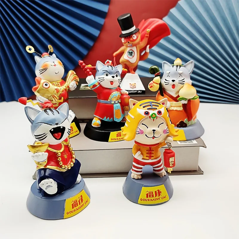 Wholesale New Arrival Lovely Creative Glutton Cat Aberdeen Handicraft Ornaments Set Home Decor Resin Embellishments Figurines
Wholesale New Arrival Lovely Creative Glutton Cat Aberdeen Handicraft Ornaments Set Home Decor Resin Embellishments Figurines