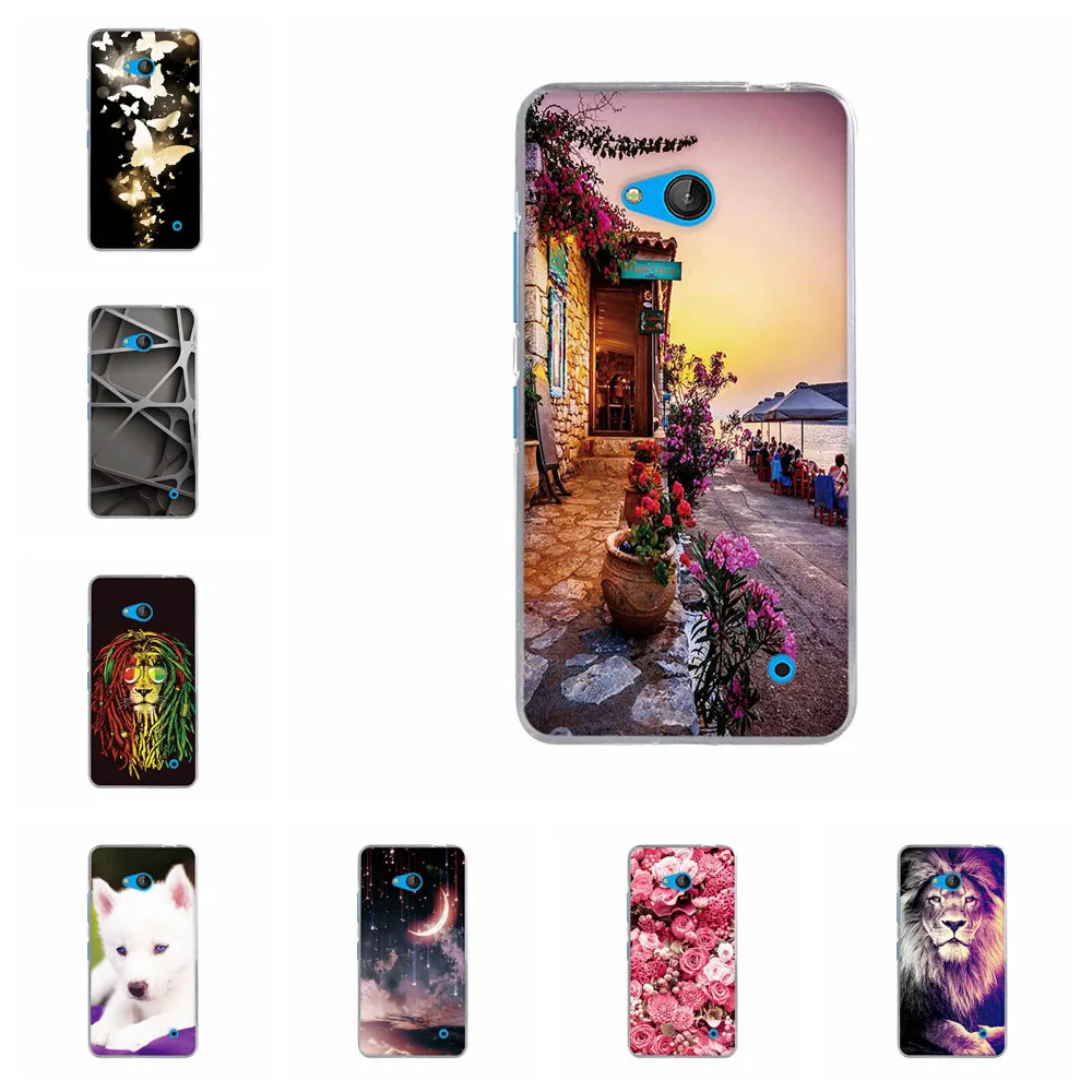 Для Microsoft Lumia 640 мягкий силиконовый чехол задняя крышка для Nokia ТПУ пляжный узор