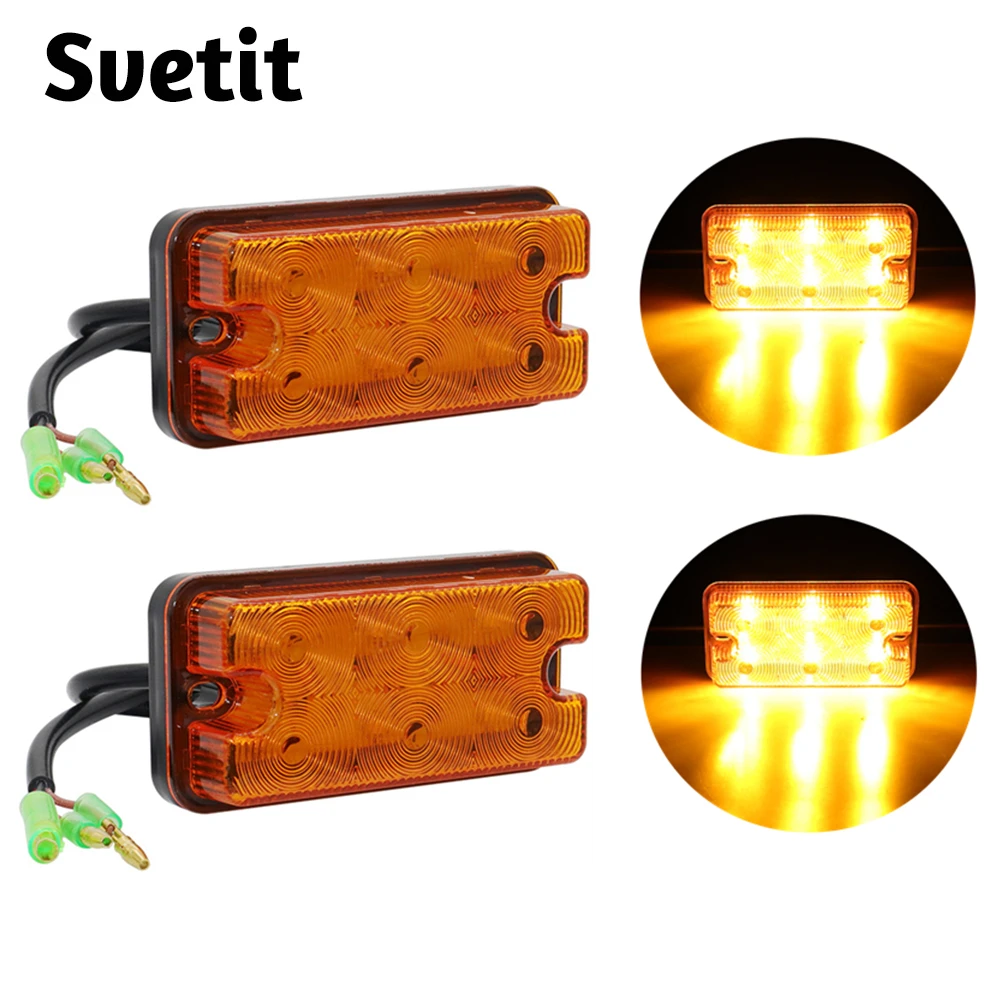 1 Pair 12V - 80V LED Forklift Lights Turn Signal Lamp Amber Forklift Tail Light Vehicle Truck Trailer Side Marker Light 
1 Pair 12V - 80V LED Forklift Lights Turn Signal Lamp Amber Forklift Tail Light Vehicle Truck Trailer Side Marker Light