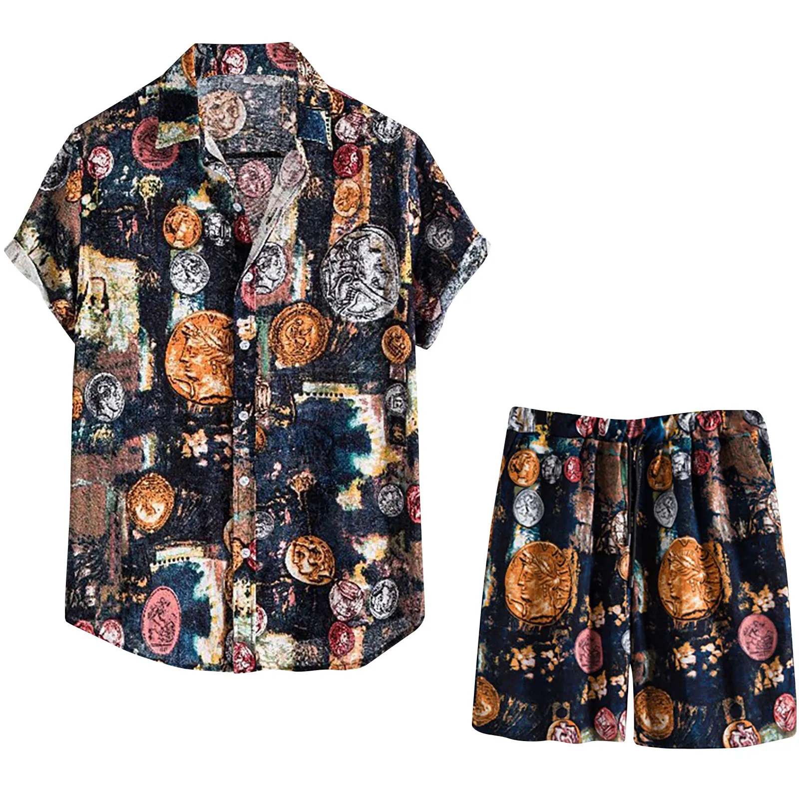 ISHOWTIENDA Summer Fashion Mens Casual Beach T-shirt Shorts Sets Fashion Vintage Suit La Ropa De Los Hombres Men Clothing
ISHOWTIENDA Summer Fashion Mens Casual Beach T-shirt Shorts Sets Fashion Vintage Suit La Ropa De Los Hombres Men Clothing