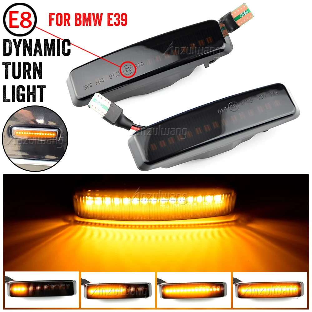 2pcs Dynamic Led Turn Signal Side Marker Lights Flowing Sequential Blinker Light For Bmw 5 Series 5er E39 Mod. Bj. 12/95 - 6/03
2pcs Dynamic Led Turn Signal Side Marker Lights Flowing Sequential Blinker Light For Bmw 5 Series 5er E39 Mod. Bj. 12/95 - 6/03
