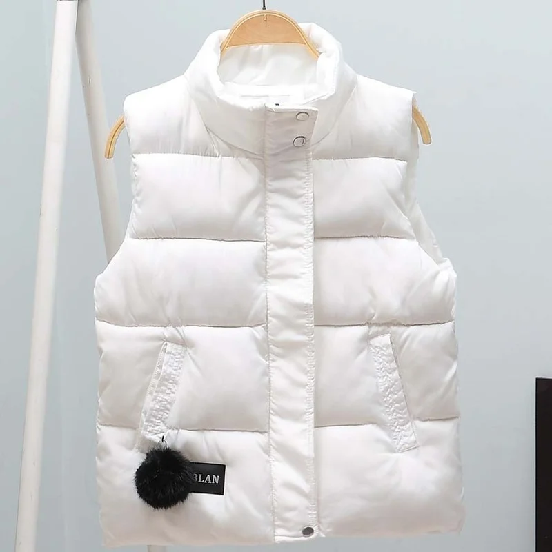 Women Vest Mandarin Collar Sleeveless Short Coat Women Jacket Waistcoat Female Chalecos Para Mujer 2023 Autumn Winter
Women Vest Mandarin Collar Sleeveless Short Coat Women Jacket Waistcoat Female Chalecos Para Mujer 2023 Autumn Winter