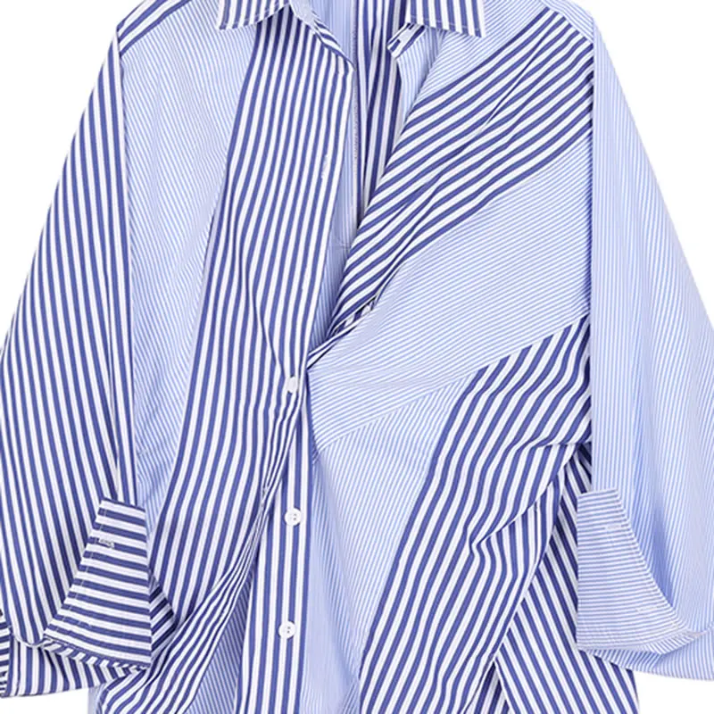 XITAO Striped Blouse Fashion Irregular Full Sleeve Patchwork 2020 Winter Elastic Waist Casual Style Loose Shirt Top ZXR1513
XITAO Striped Blouse Fashion Irregular Full Sleeve Patchwork 2020 Winter Elastic Waist Casual Style Loose Shirt Top ZXR1513