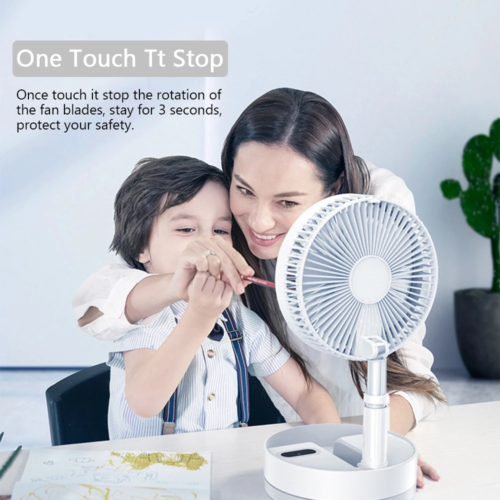 Mini Folding Telescopic Fan USB Rechargeable Student Portable Small Electric Dormitory Bed Office Desktop Large Wind FAN27 
Mini Folding Telescopic Fan USB Rechargeable Student Portable Small Electric Dormitory Bed Office Desktop Large Wind FAN27