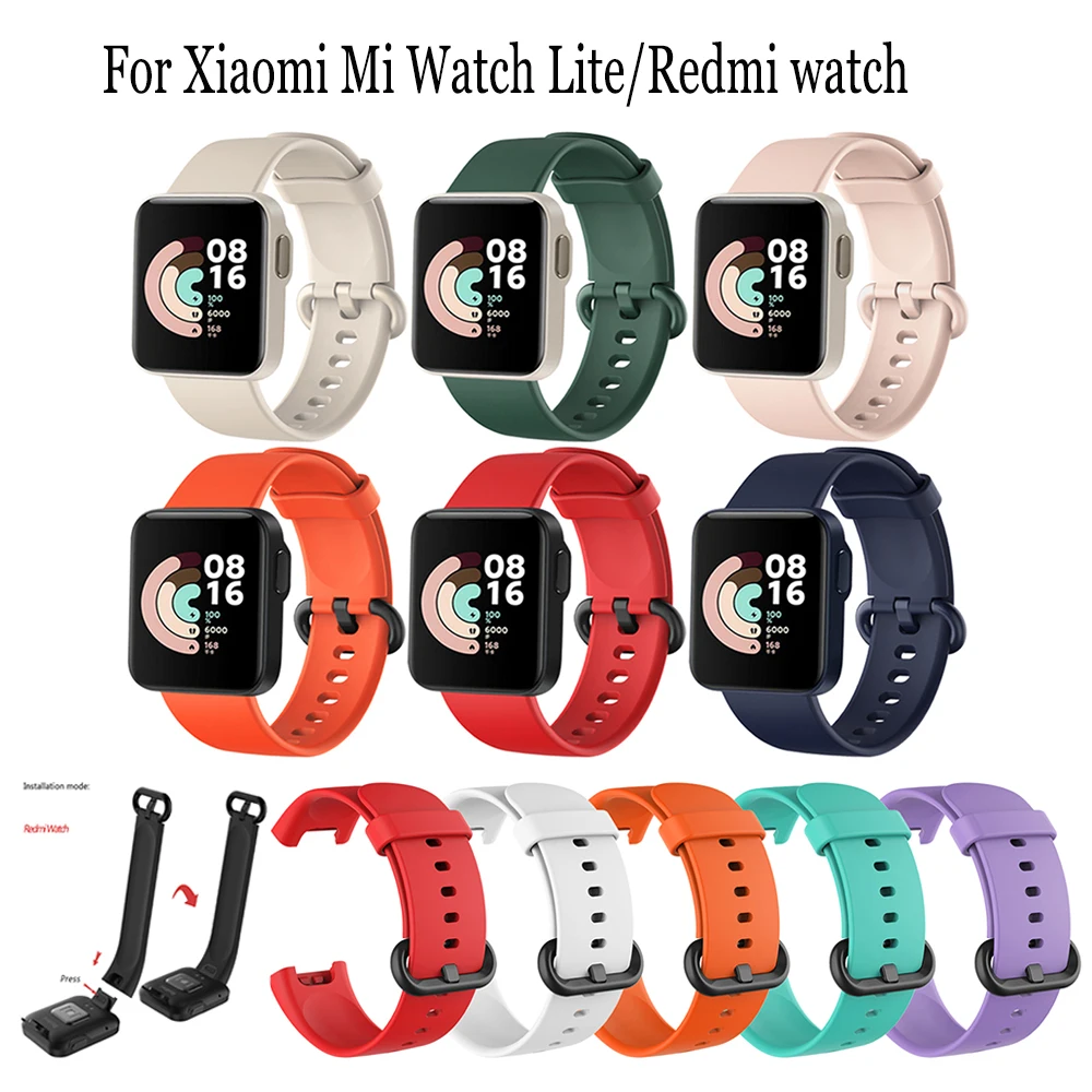 Soft Silicone Straps For Xiaomi Mi Watch Lite Smartwatch band belt Replacement Sport Bracelet Wristband for Redmi Watch Correa
Soft Silicone Straps For Xiaomi Mi Watch Lite Smartwatch band belt Replacement Sport Bracelet Wristband for Redmi Watch Correa