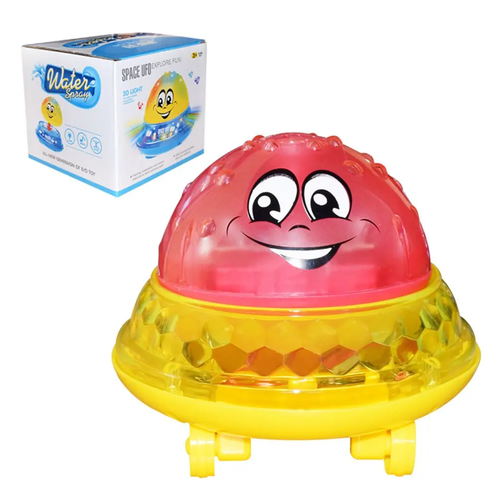 

Забавные детские Игрушки для ванны, Детский Электрический индукционный спринклер, шар светильник кой, музыка, детские водные игрушки для ку...