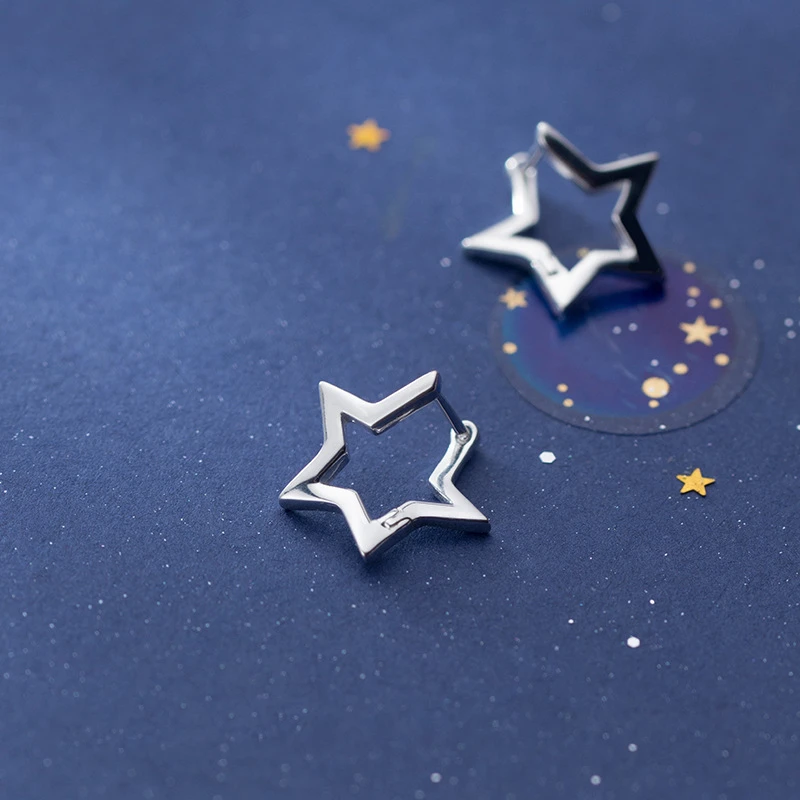 100% 925 Sterling Silver Earrings Minimalist Star Stud Earrings for Women Girls Student Piercing Ear Silver Jewelry Gift
100% 925 Sterling Silver Earrings Minimalist Star Stud Earrings for Women Girls Student Piercing Ear Silver Jewelry Gift