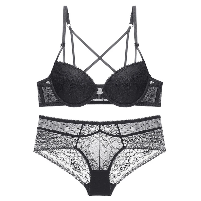 Women's French Sexy Lace Front Button Bra Set Girls Beauty Back Bra Collection Comfortable Breathable Bra Set WT063
Women's French Sexy Lace Front Button Bra Set Girls Beauty Back Bra Collection Comfortable Breathable Bra Set WT063