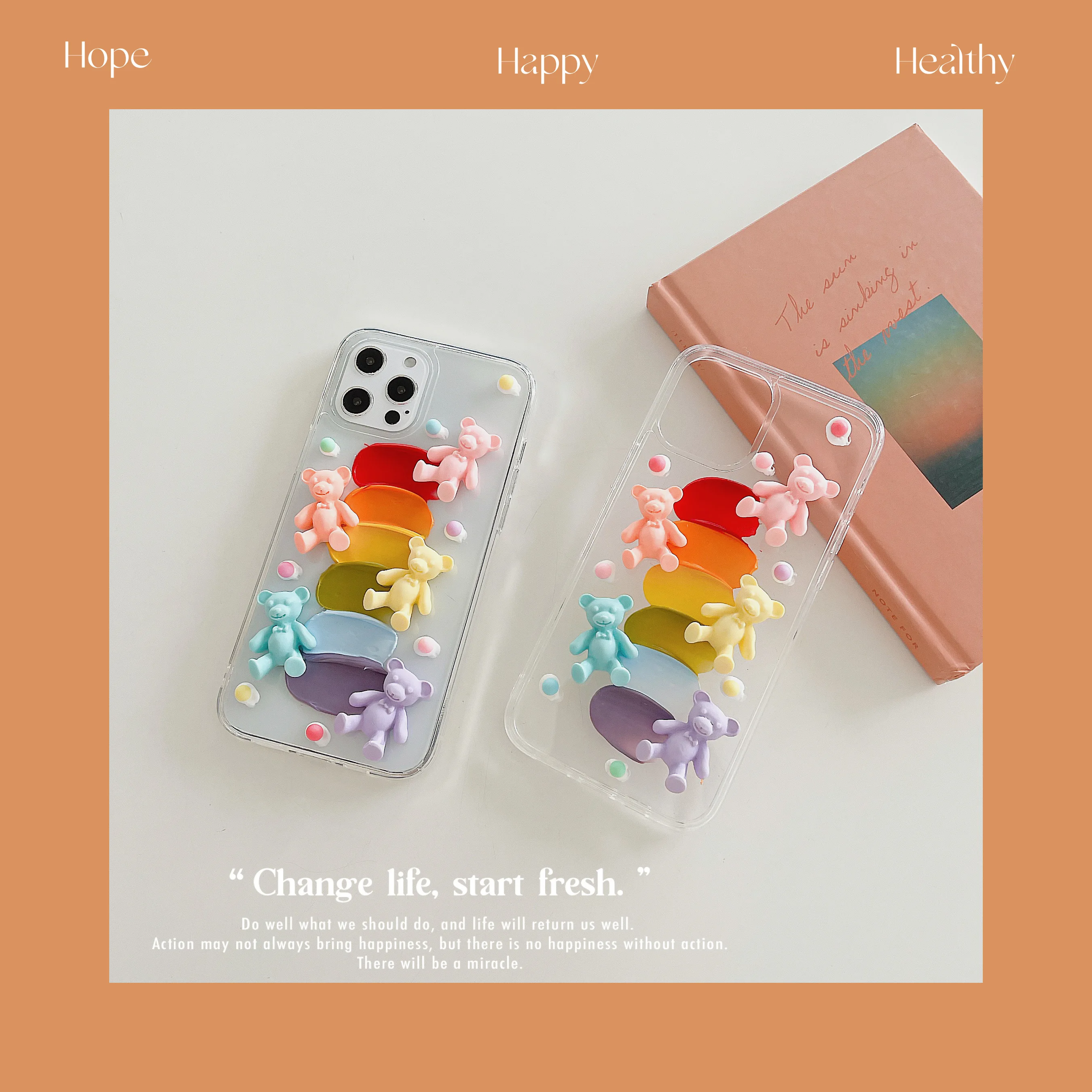 Little Bear Rainbow is suitable for iphone 12 pro mobile phone shell 11 7 8 plus X XS Max Xr mini protective sleeve
Little Bear Rainbow is suitable for iphone 12 pro mobile phone shell 11 7 8 plus X XS Max Xr mini protective sleeve