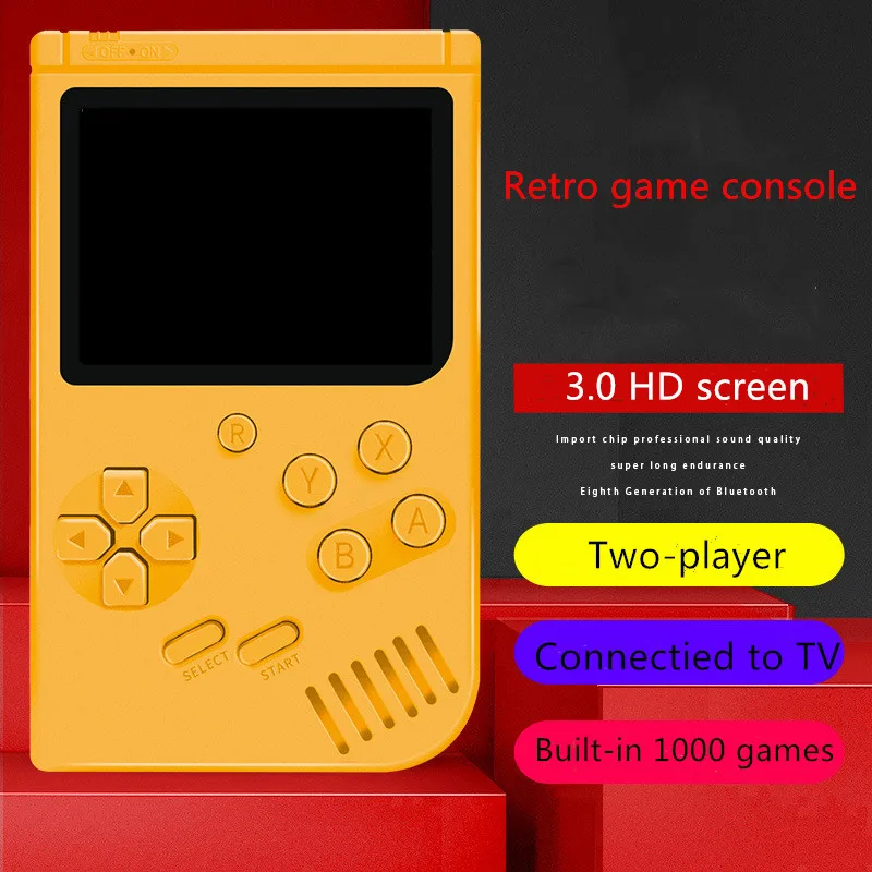 Coolbaby New RS97 Retro Game Console Built in 1000 Game 3 inch Handheld Game Console Support Double Player Battle TV Connected 
Coolbaby New RS97 Retro Game Console Built in 1000 Game 3 inch Handheld Game Console Support Double Player Battle TV Connected