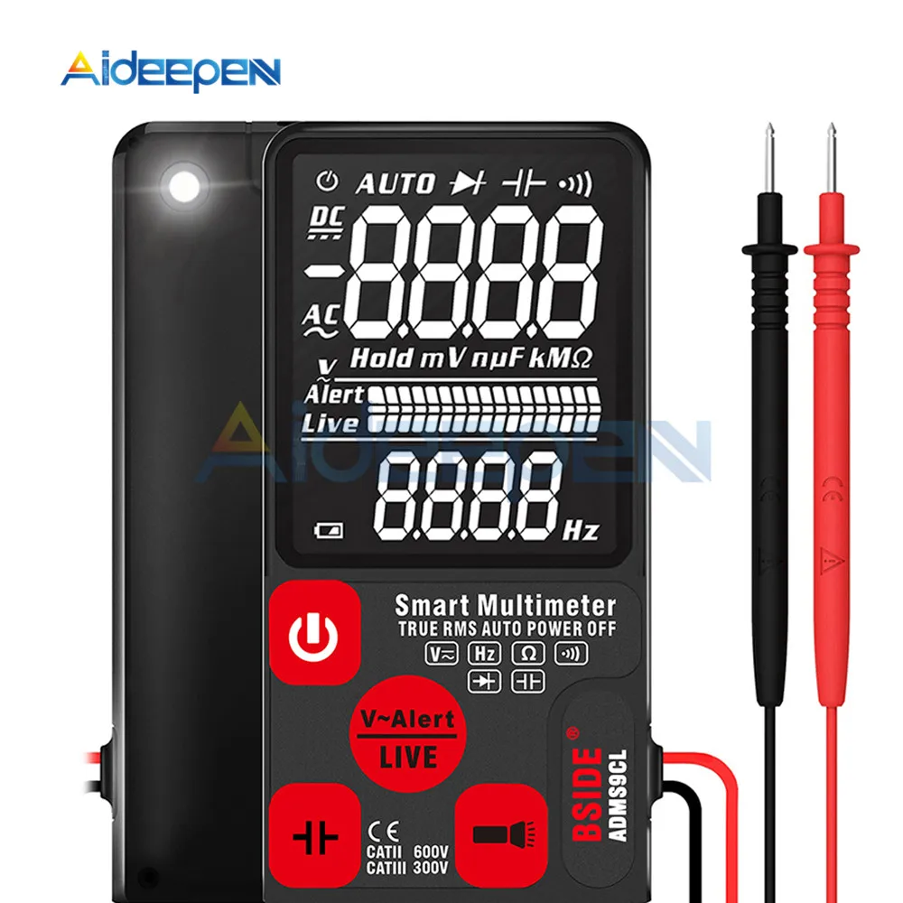 Цифровой мультиметр ADMS7CL/S9CL, ЖК-дисплей, ЖК-дисплей, Вольтметр постоянного тока переменного тока, тестер емкости, диода, NCV, Ом, тестер сопроти...
Цифровой мультиметр ADMS7CL/S9CL, ЖК-дисплей, ЖК-дисплей, Вольтметр постоянного тока переменного тока, тестер емкости, диода, NCV, Ом, тестер сопроти...
