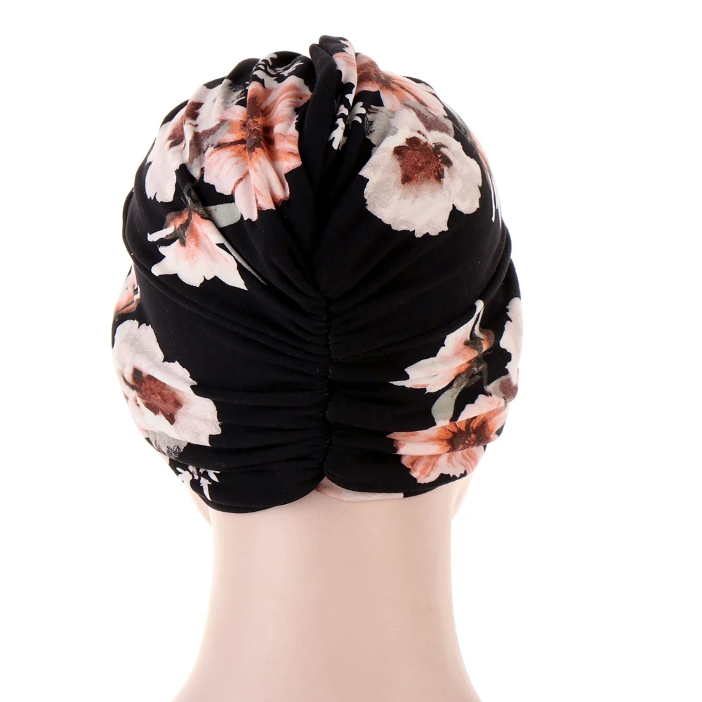 Женская шляпа с цветочным принтом мусульманская химиотерапия рак шапка