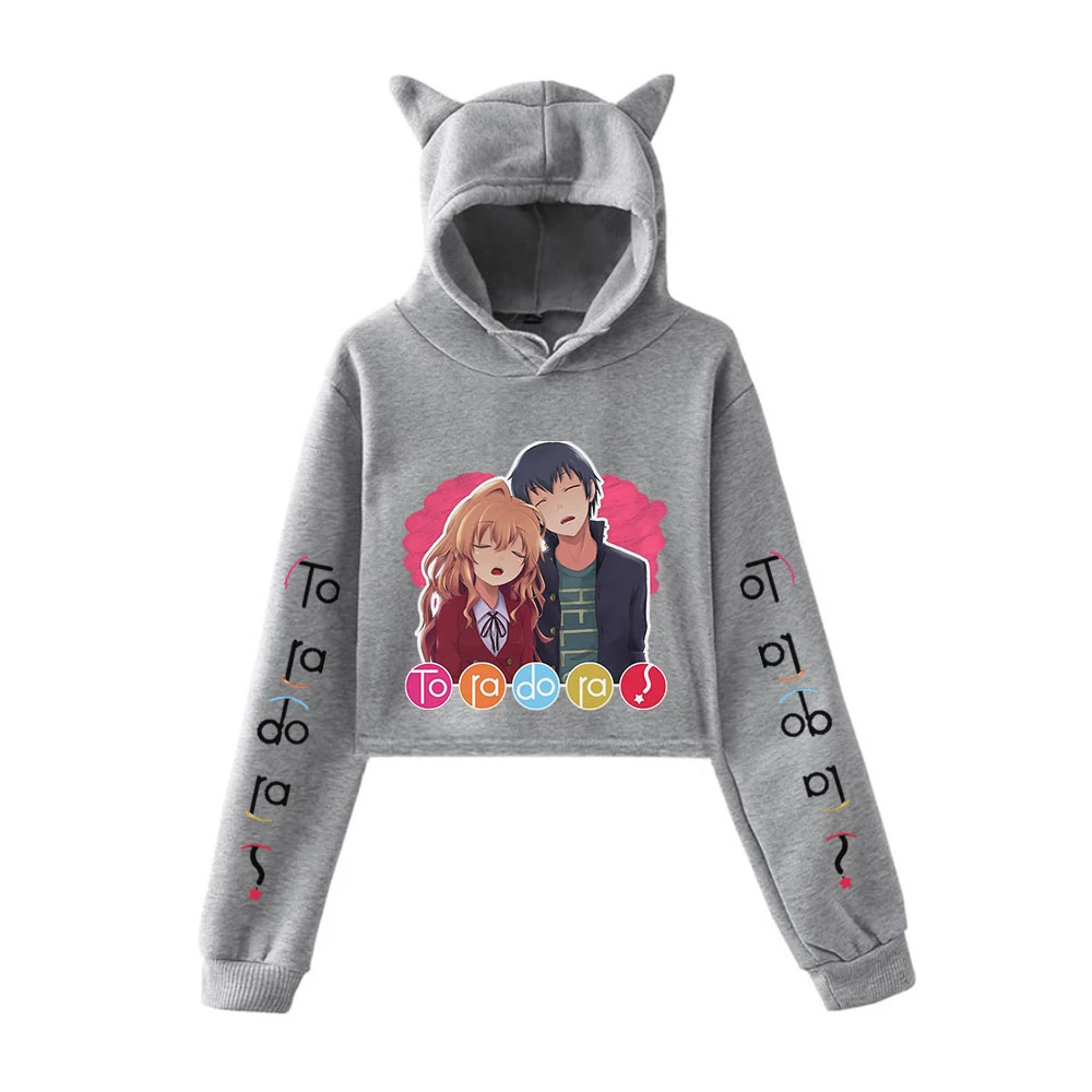 WAWNI Toradora Cat Ear Hoodie Woman Fashion Print Cotton Hooded Sweatshirt Streetwear Accessories Navel Leisure Cute Anime Hoody
WAWNI Toradora Cat Ear Hoodie Woman Fashion Print Cotton Hooded Sweatshirt Streetwear Accessories Navel Leisure Cute Anime Hoody
