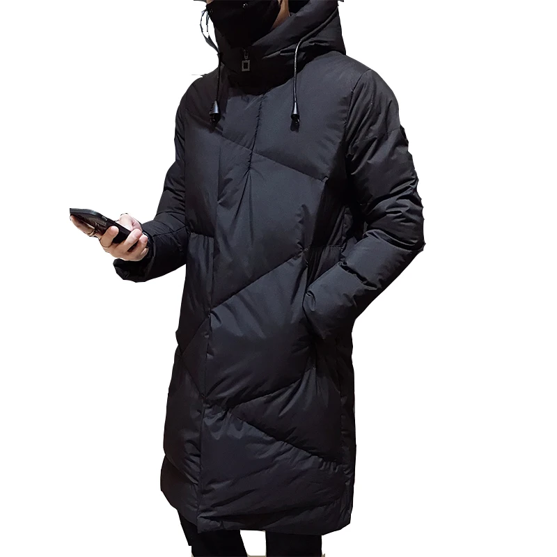 2021 Hooded men's winter cotton coat Korean version medium long down cotton padded thickened warm out coat
2021 Hooded men's winter cotton coat Korean version medium long down cotton padded thickened warm out coat