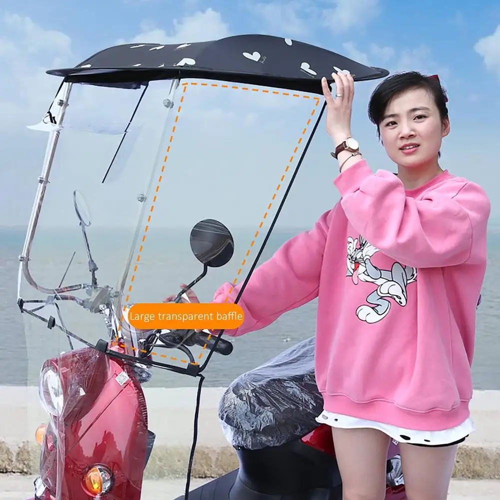 Electric Motorcycle/Motorcycle Canopy, Umbrella Awning,Electric Car Waterproof Umbrella, Sun Block Rain Shield Thickened Canopy 
Electric Motorcycle/Motorcycle Canopy, Umbrella Awning,Electric Car Waterproof Umbrella, Sun Block Rain Shield Thickened Canopy