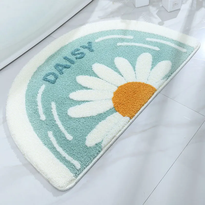 

Daisies rugs for bedroom bedroom decor rug for living room area rug bathroom rugs Water absorption anti-skid room decoration
