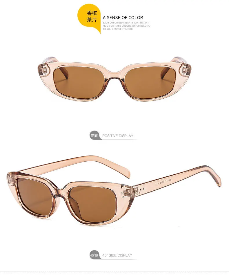 Vintage Cateye Sunglasses Women Brand Designer Retro Sunglass Rectangle Sun Glasses Female UV400 Lens Eyewears
Vintage Cateye Sunglasses Women Brand Designer Retro Sunglass Rectangle Sun Glasses Female UV400 Lens Eyewears