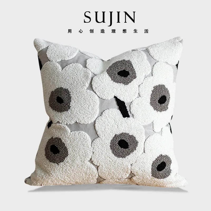 2Pes/Lot Modern Floral Cushion Cover Home Decorative Throw Pillowcase Black White Printed Cotton Waist Pillows 45x45cm
2Pes/Lot Modern Floral Cushion Cover Home Decorative Throw Pillowcase Black White Printed Cotton Waist Pillows 45x45cm