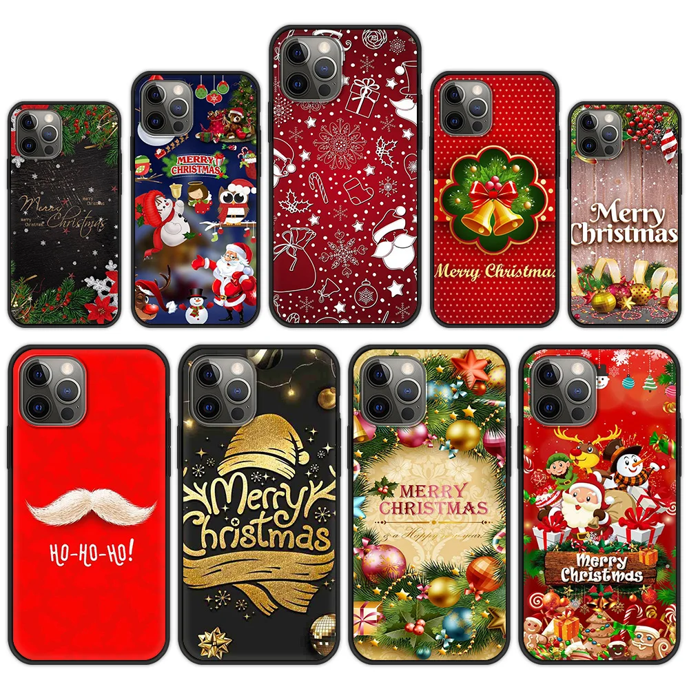 Merry Christmas Phone Case Cover For iPhone 13 12 11 Pro Max 8 7 Plus X XR XS Max SE 2020 Fundas Silicone Soft Shell Back Coque
Merry Christmas Phone Case Cover For iPhone 13 12 11 Pro Max 8 7 Plus X XR XS Max SE 2020 Fundas Silicone Soft Shell Back Coque