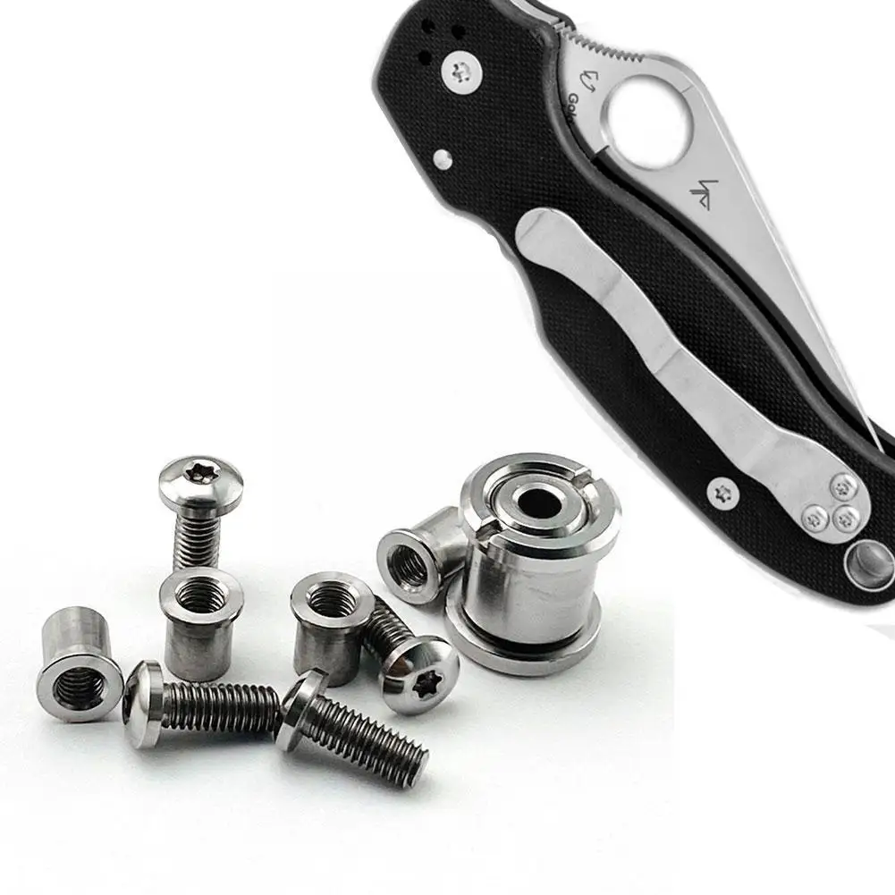 1 Set DIY Knife Handle Screw Titanium Alloy Spindle Pair Lock Screw Support Shaft for Strider SMF SNG E1R4
1 Set DIY Knife Handle Screw Titanium Alloy Spindle Pair Lock Screw Support Shaft for Strider SMF SNG E1R4