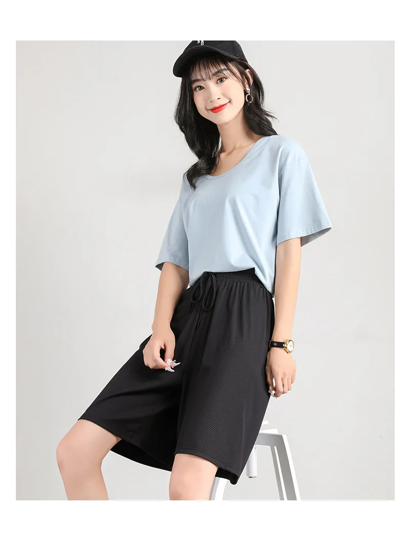 Hot Sale Summer Drawstring Loose High Waist Shorts Women High Elasticity Black Wide Leg Shorts Women Breathable Quick Dry Shorts
Hot Sale Summer Drawstring Loose High Waist Shorts Women High Elasticity Black Wide Leg Shorts Women Breathable Quick Dry Shorts