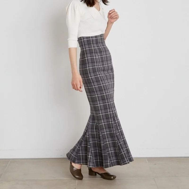 New Arrivals Ruffles Split Design Woman Skirts Autumn 2021 Japanese Elegant Office Lady Jupe High Waist Bodycon Trumpet Skirt
New Arrivals Ruffles Split Design Woman Skirts Autumn 2021 Japanese Elegant Office Lady Jupe High Waist Bodycon Trumpet Skirt