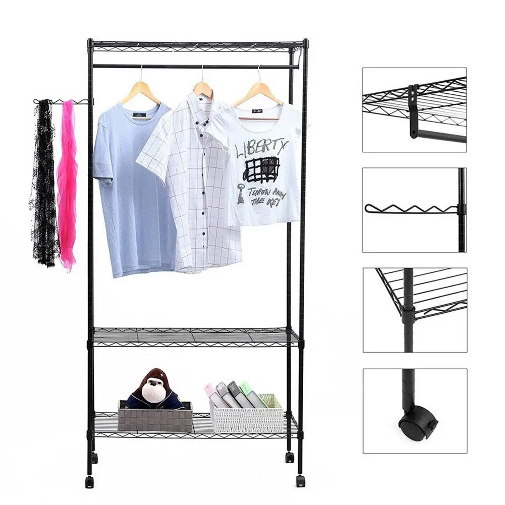 Closet Hanging Organizer Garment Rack Portable Clothes Storage Hanger Shelf Wardrobe Closet Sundries Storage Rack
Closet Hanging Organizer Garment Rack Portable Clothes Storage Hanger Shelf Wardrobe Closet Sundries Storage Rack