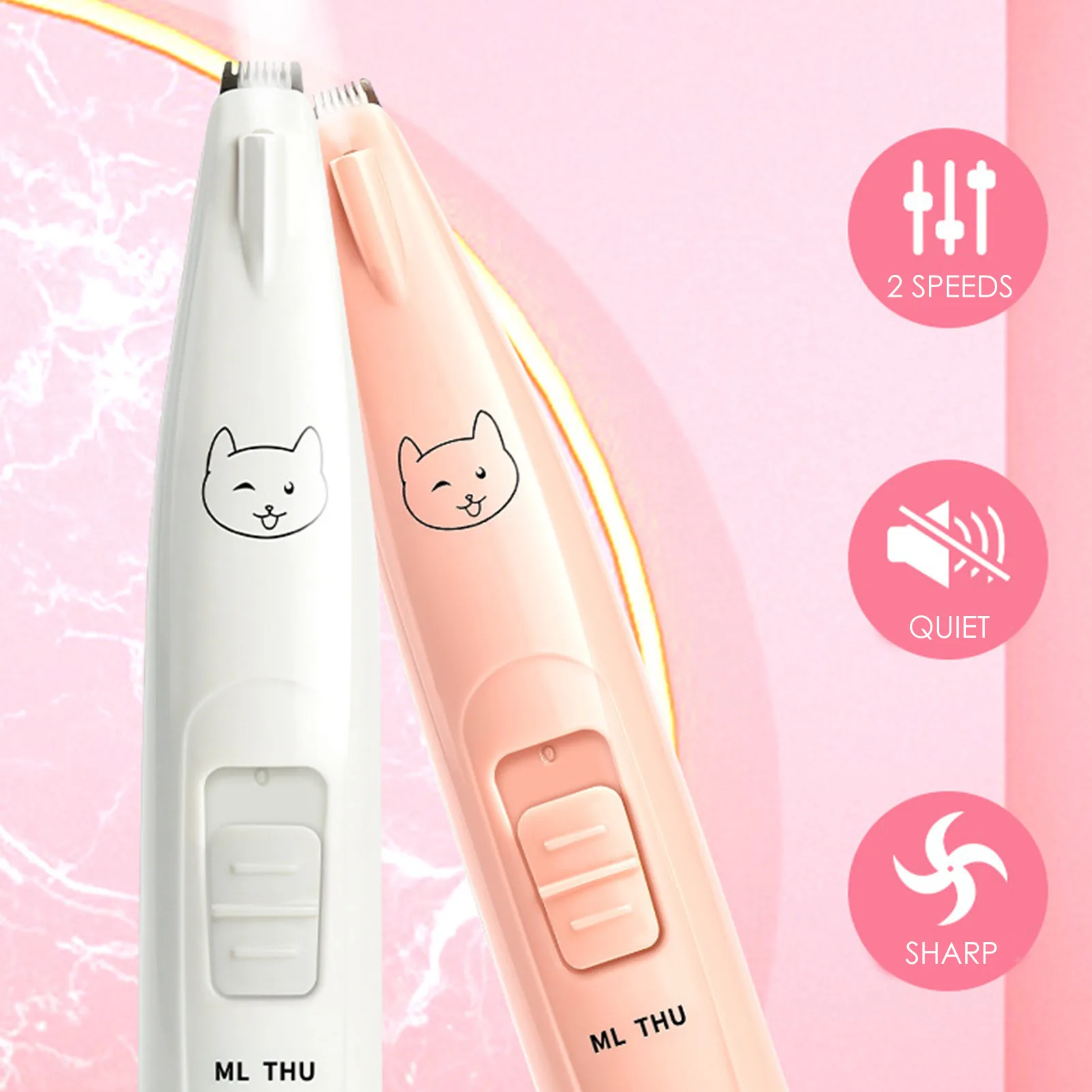 Pet Foot Hair Trimmer Dog Grooming Clippers With LED Light USB Rechargeable Low-noise Shaver Clipper
Pet Foot Hair Trimmer Dog Grooming Clippers With LED Light USB Rechargeable Low-noise Shaver Clipper