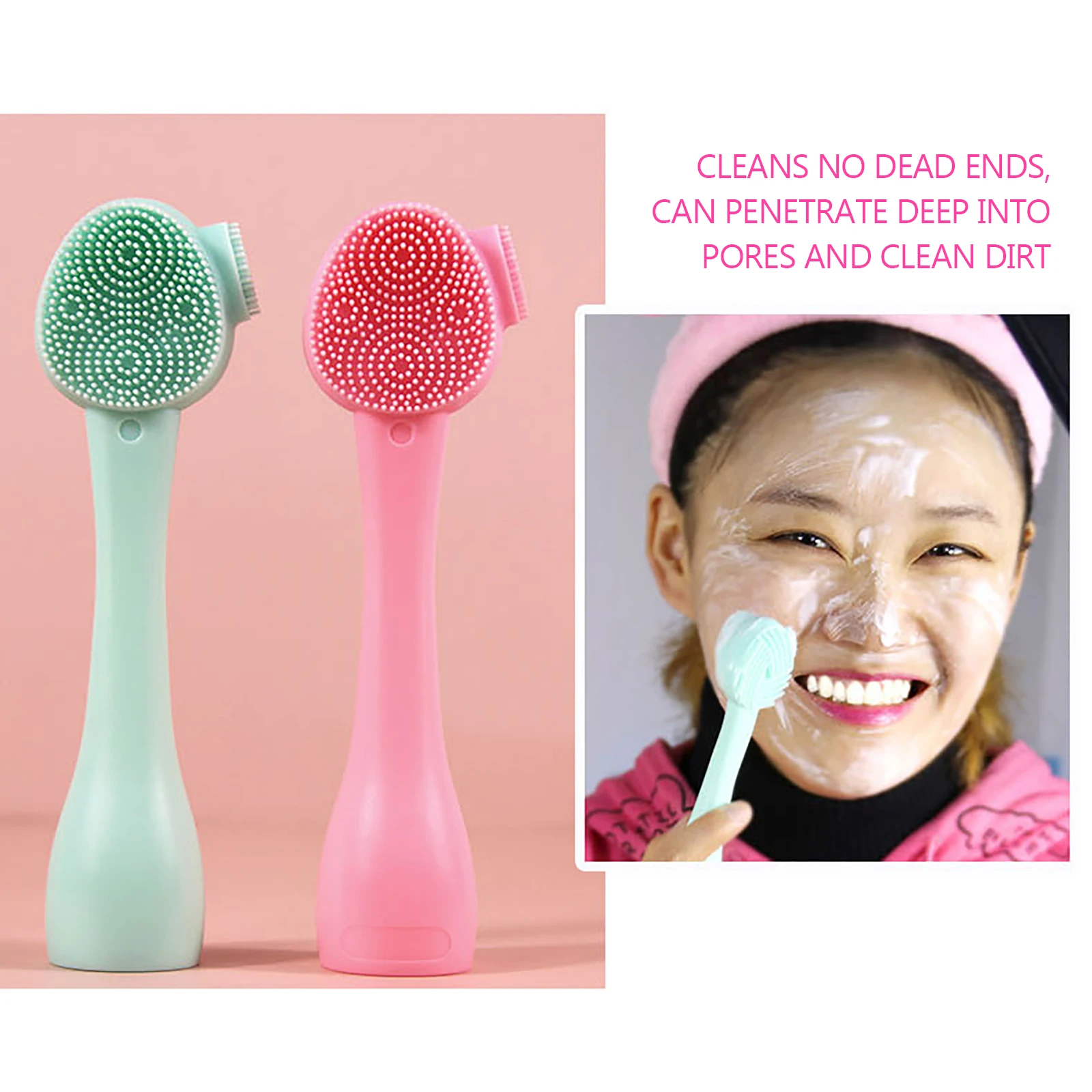 Silicone Facial Cleansing Brush Cleansing Instrument Mud Mask Brush Facial Mask Scraper Makeup Remover Cleansing Brush
Silicone Facial Cleansing Brush Cleansing Instrument Mud Mask Brush Facial Mask Scraper Makeup Remover Cleansing Brush