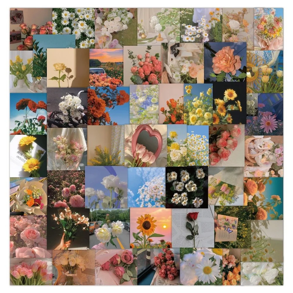 50PCS Sunflower Rose Flower Sticker Plant Romantic in Style Notebook Luggage Skateboard Computer Refrigerator VSCO Phone Kid Toy
50PCS Sunflower Rose Flower Sticker Plant Romantic in Style Notebook Luggage Skateboard Computer Refrigerator VSCO Phone Kid Toy