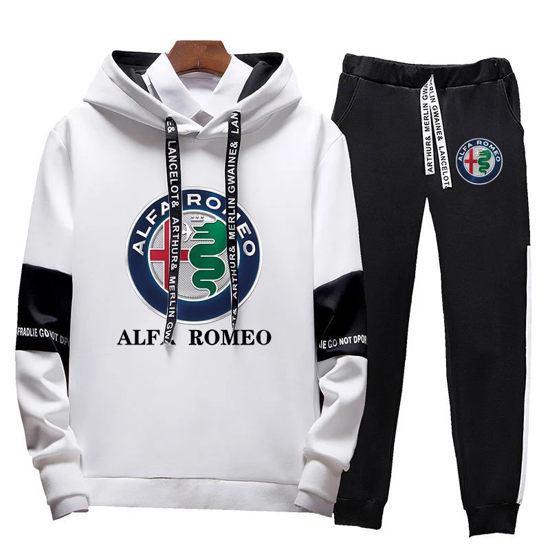 2021 New Spring Men Alfa Romeo Fashion Hoodies Sweatpants Man Comfortable Cotton Harajuku Trousers Sport Suit clothes
2021 New Spring Men Alfa Romeo Fashion Hoodies Sweatpants Man Comfortable Cotton Harajuku Trousers Sport Suit clothes