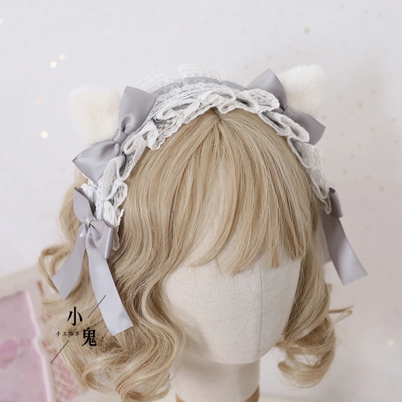 Japanese sweet Harajuku lolita cat ears KC headband lolita babydoll cat headband accessories
Japanese sweet Harajuku lolita cat ears KC headband lolita babydoll cat headband accessories
