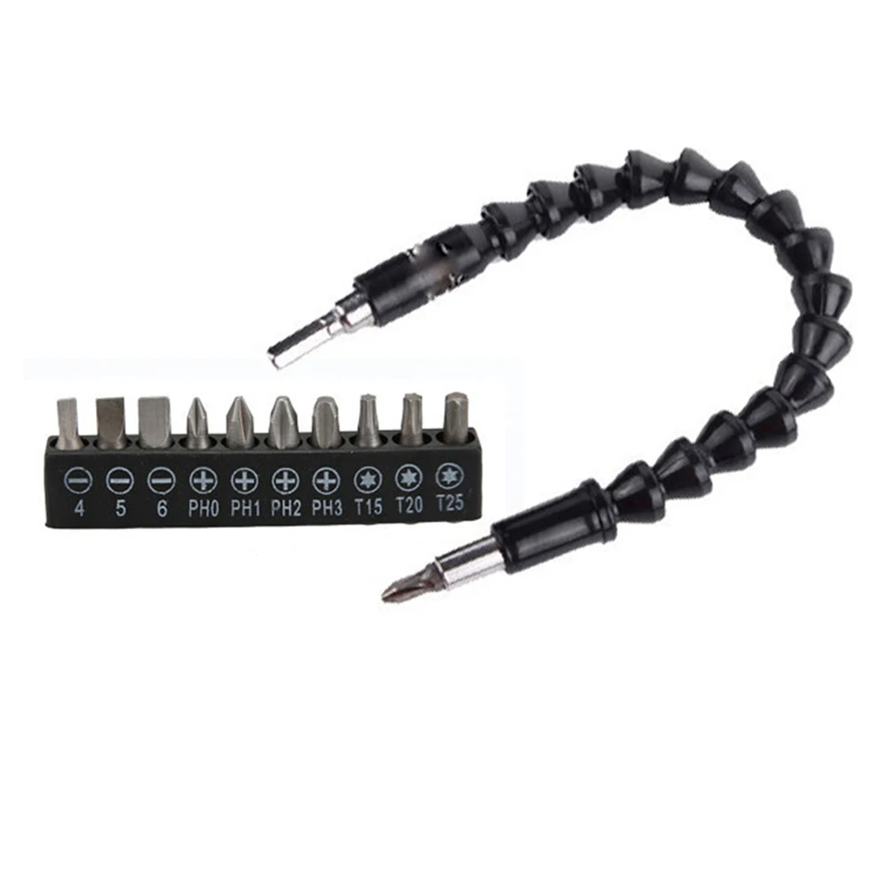 Universal Electric Drill Flexible Shaft Connecting Holder&Screwdriver Bits Kit Air Tool Accessories 1*Flexible Shaft
Universal Electric Drill Flexible Shaft Connecting Holder&Screwdriver Bits Kit Air Tool Accessories 1*Flexible Shaft