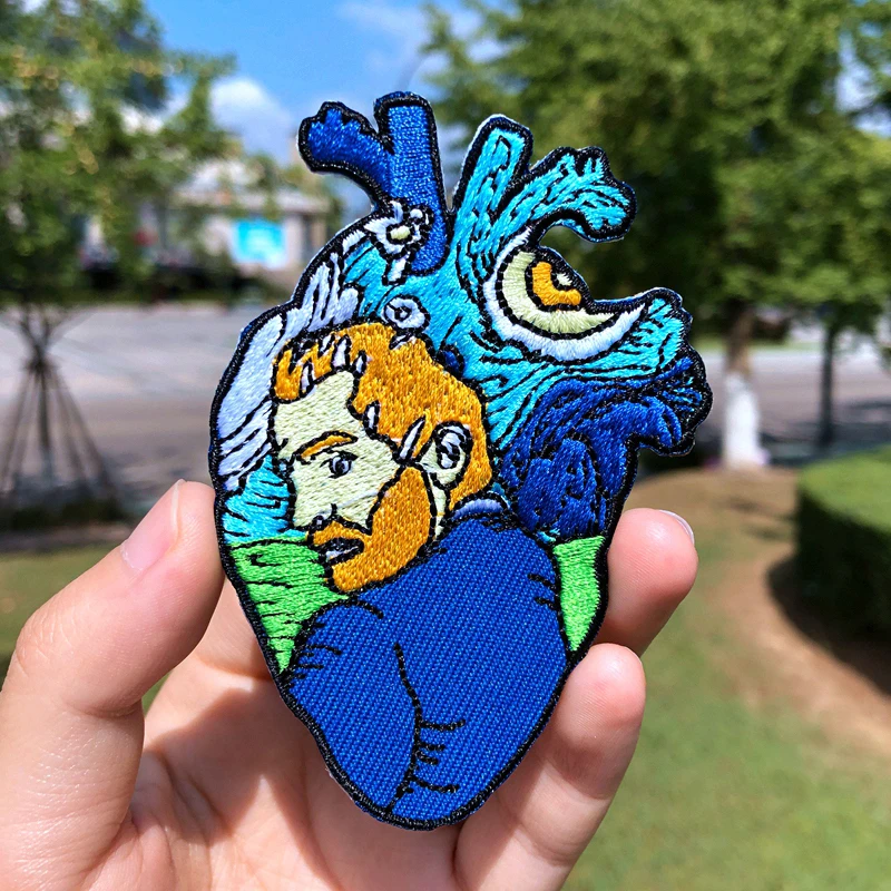 Prajna Cartoon Anime Patches Heart Rose Van Gogh Embroidery Patches For Clothing DIY Iron On Patches On Clothes Applique Stripes
Prajna Cartoon Anime Patches Heart Rose Van Gogh Embroidery Patches For Clothing DIY Iron On Patches On Clothes Applique Stripes