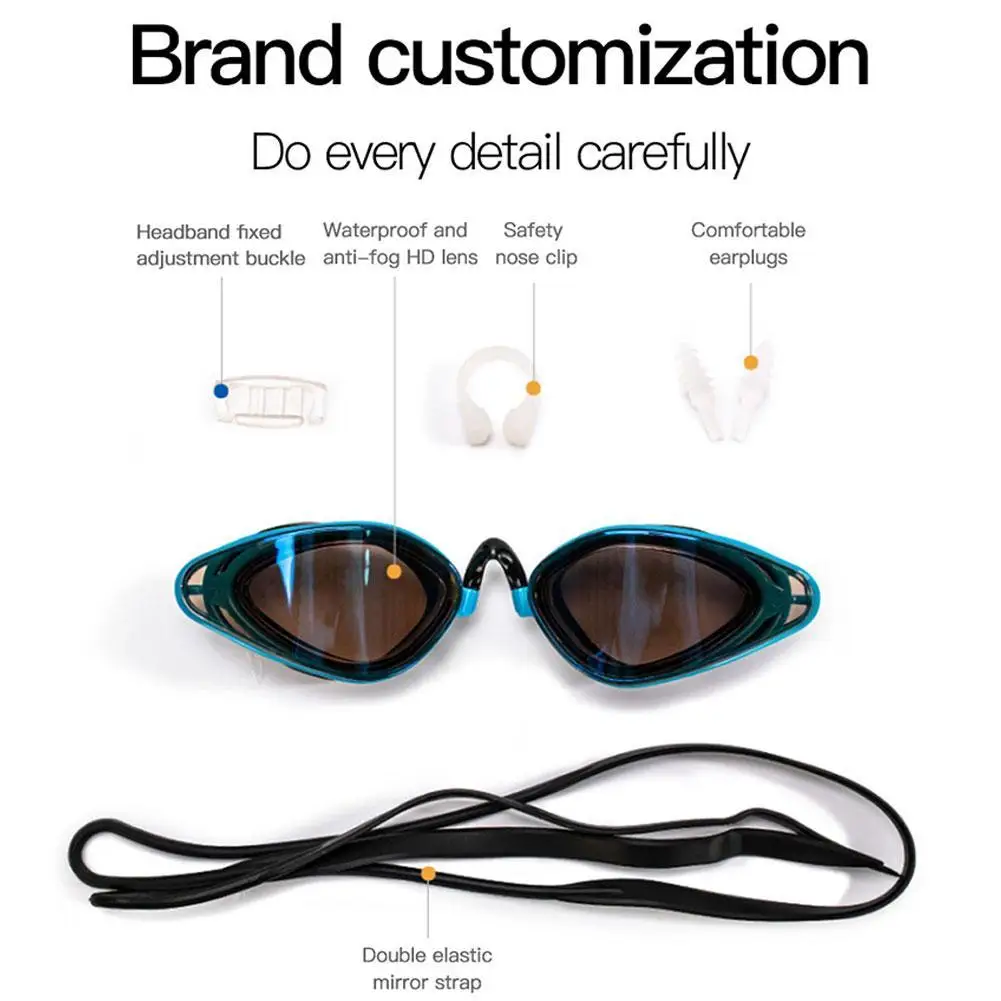 Swimming Goggles Silicone Waterproof Electroplating Equipment Goggles Anti-fog Big Frame Adjustable Tightness
Swimming Goggles Silicone Waterproof Electroplating Equipment Goggles Anti-fog Big Frame Adjustable Tightness