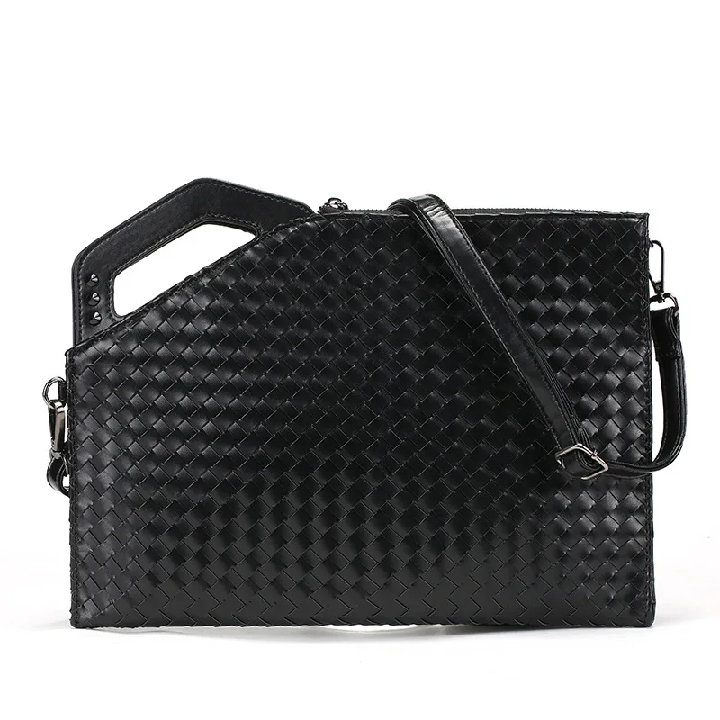 Luxury Envelope Bag for Men Soft Leather 2021 Cluth Purse Men's Handbags Woven Messenger Shouler Bag Man Bolso Para Hombre
Luxury Envelope Bag for Men Soft Leather 2021 Cluth Purse Men's Handbags Woven Messenger Shouler Bag Man Bolso Para Hombre