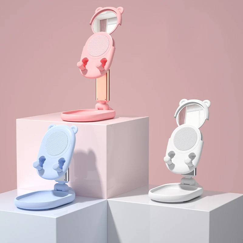 Beauty mirror desktop mobile phone stand freely retractable folding storage desktop stand
Beauty mirror desktop mobile phone stand freely retractable folding storage desktop stand