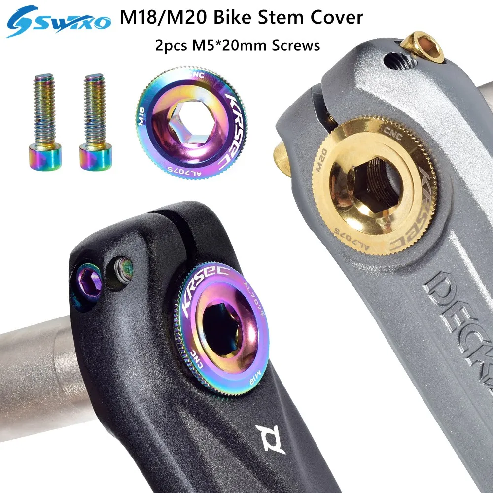 SWTXO M18/M20 Bicycle Crank Cover Aluminium Alloy MTB BMX Road Bike M5x20mm Crank Arm Bolt Screws For Deore/XT/SLX/XTR/105/UT/DA
SWTXO M18/M20 Bicycle Crank Cover Aluminium Alloy MTB BMX Road Bike M5x20mm Crank Arm Bolt Screws For Deore/XT/SLX/XTR/105/UT/DA