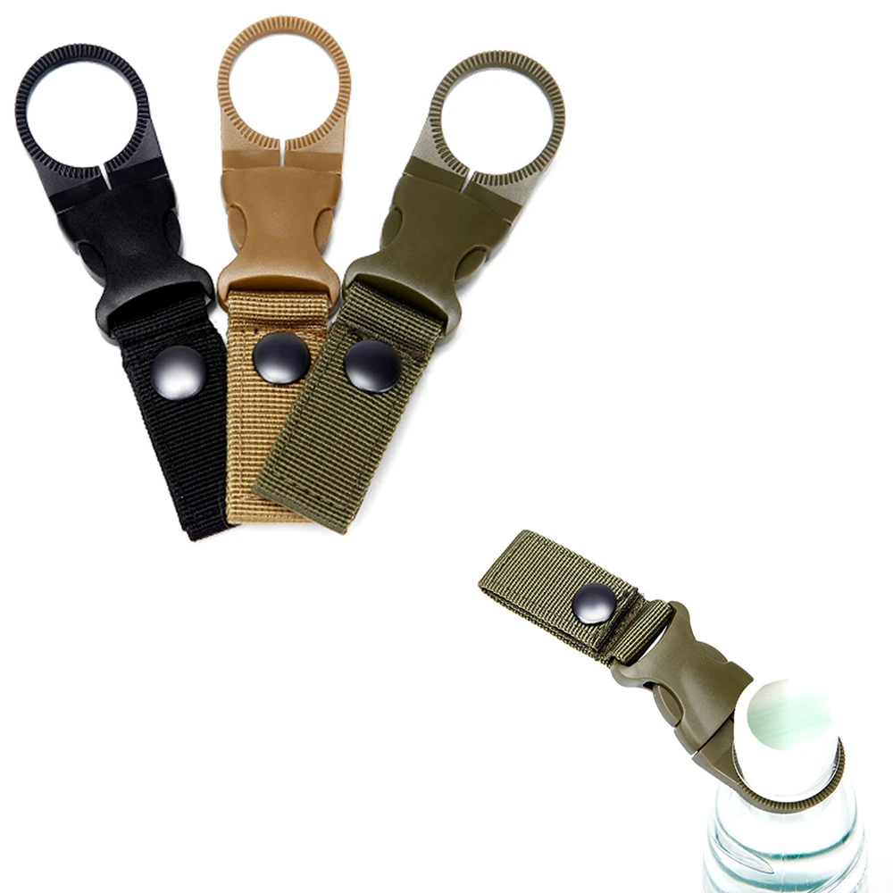 Molle походная Военная нейлоновая тесьма Пряжка крючок держатель для бутылки воды