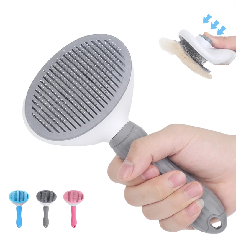 Dog Hair Removal Comb Grooming Brush Stainless Steel Cats Combs Automatic Non-slip Brushs For Dogs Cats Cleaning Supplies Gift
Dog Hair Removal Comb Grooming Brush Stainless Steel Cats Combs Automatic Non-slip Brushs For Dogs Cats Cleaning Supplies Gift