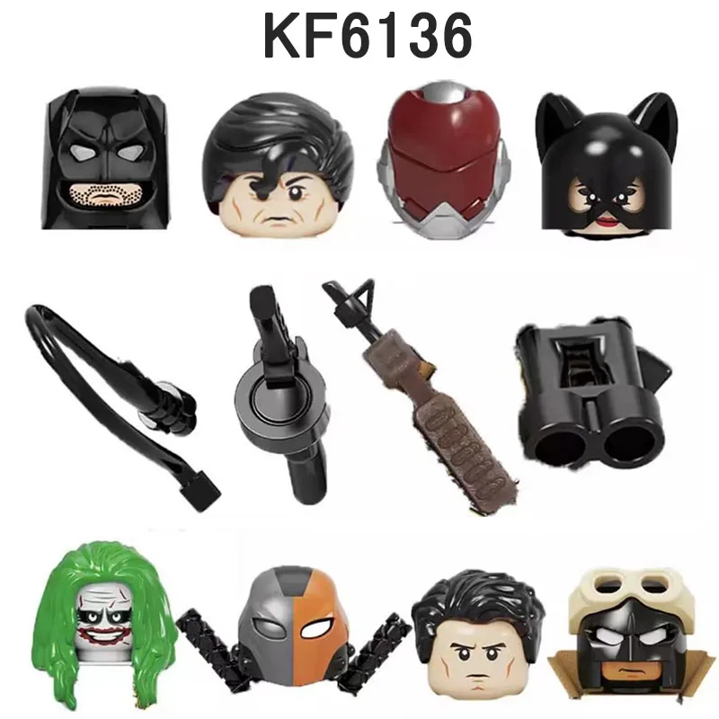 KF6136 Super Hero Series Series Action Figure Building Blocks Movie Character MiniFigures Heads Toys for Children Gifts
KF6136 Super Hero Series Series Action Figure Building Blocks Movie Character MiniFigures Heads Toys for Children Gifts